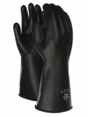 Chemprotec Black Rubber Milking Glove