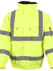 Flexothane Hi Viz Padded Bomber jacket Yellow