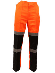Hi Viz Ballistic Trousers Orange Front