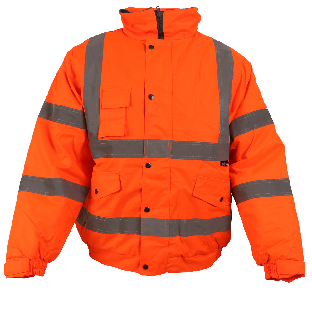 Westaro Hi Viz Padded Bomber Jacket