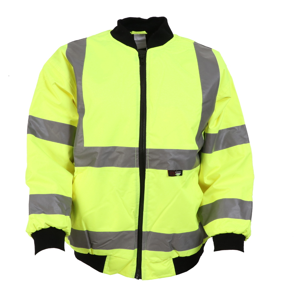 Westaro Hi Viz Yellow Kids Bomber Jacket