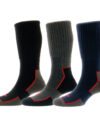 HJ11 Long Cotton 3PK Socks